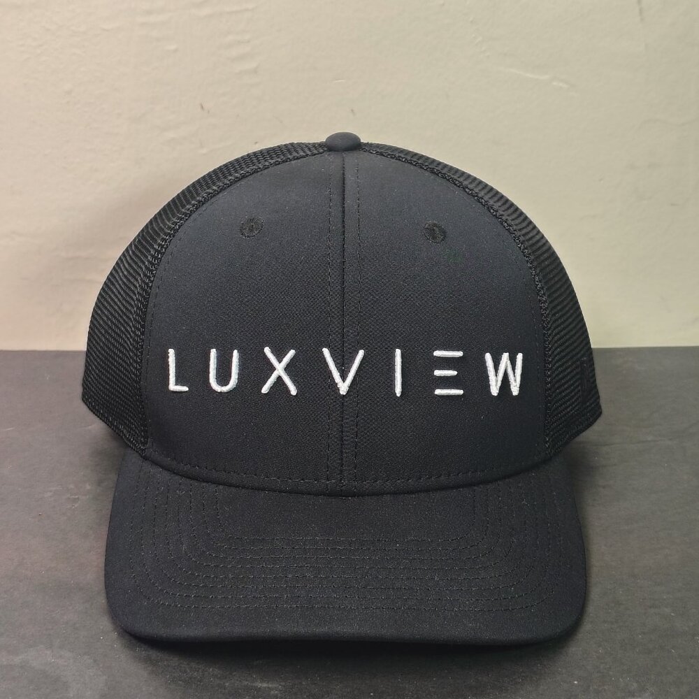 Luxview Sliding Doors Hat Cap Snap Back Black White Dome Headwear Style III Mens